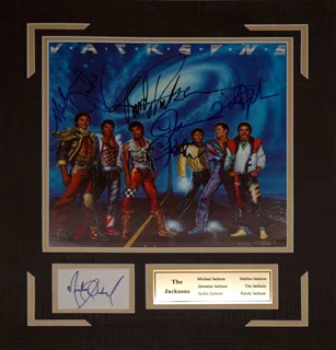 The Jacksons autograph