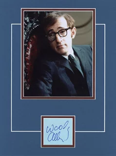 Woody Allen autograph