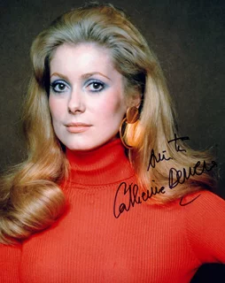 Catherine Deneuve autograph