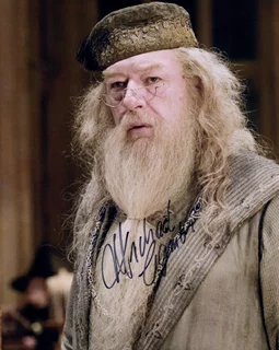 Michael Gambon autograph