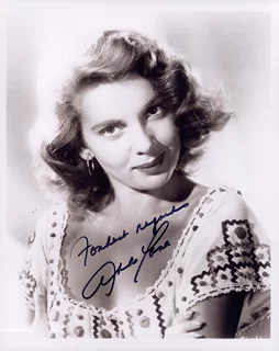 Abbe Lane autograph