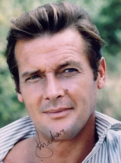 Roger Moore autograph