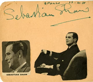 Sebastian Shaw autograph