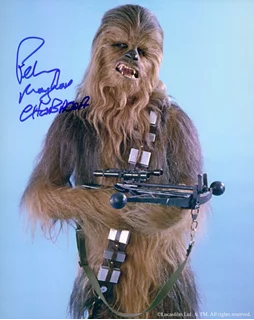 Peter Mayhew autograph