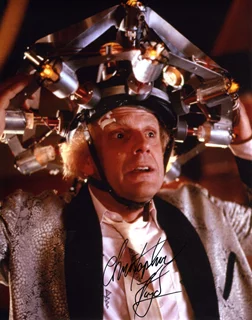 Christopher Lloyd autograph