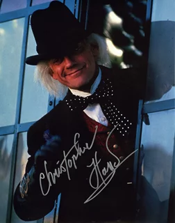 Christopher Lloyd autograph