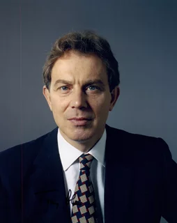 Tony Blair autograph