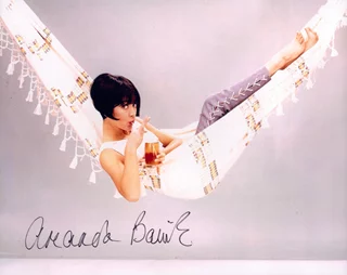 Amanda Barrie autograph