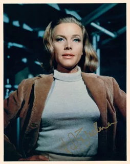 Honor Blackman autograph