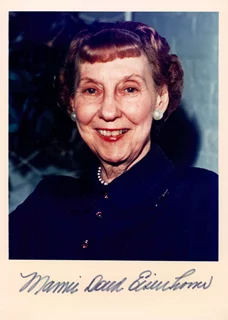 Mamie Eisenhower autograph