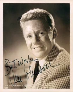 Van Johnson autograph