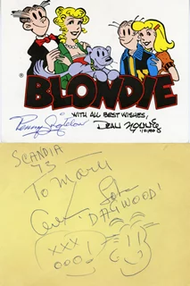 Blondie autograph