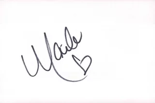 Marla Maples autograph