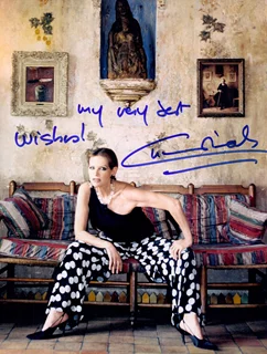 Claudia Cardinale autograph