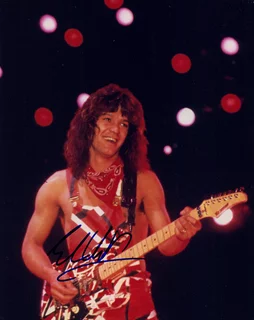 Eddie Van Halen autograph