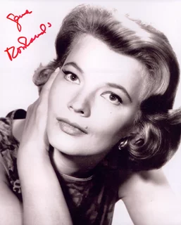 Gena Rowlands autograph