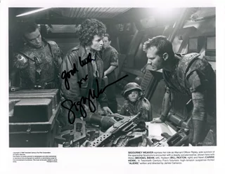 Sigourney Weaver autograph