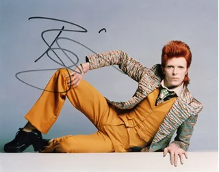 David Bowie autograph