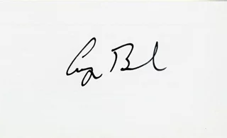 George Bush autograph