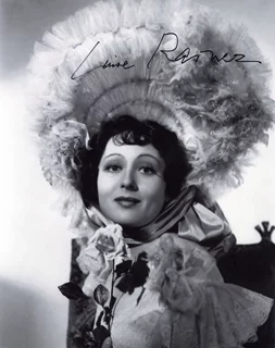 Luise Rainer autograph