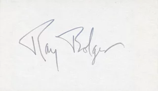 Ray Bolger autograph