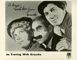 Groucho Marx autograph