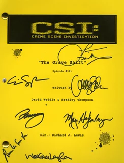 CSI: Crime Scene Investigation autograph