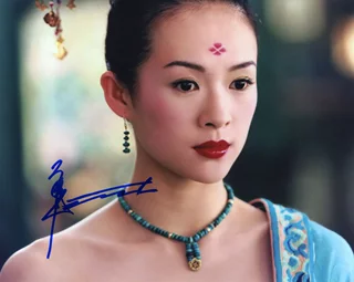 Ziyi Zhang autograph