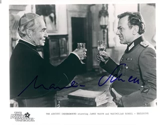 Maximilian Schell autograph