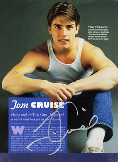 Tom Cruise autograph