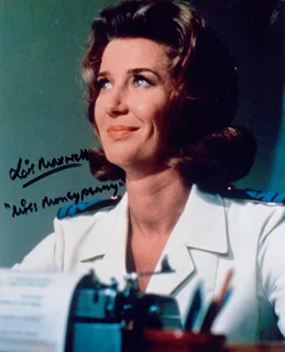 Lois Maxwell autograph