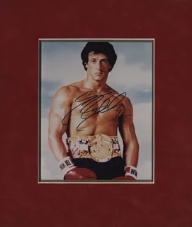 Sylvester Stallone autograph