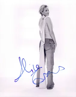 Alice Evans autograph