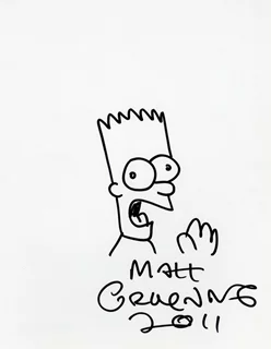 Matt Groening autograph