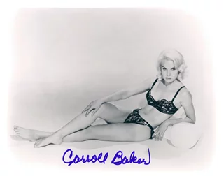 Carroll Baker autograph