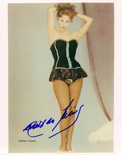 Rhonda Fleming autograph