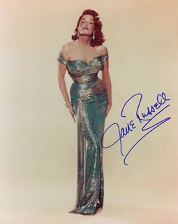 Jane Russell autograph