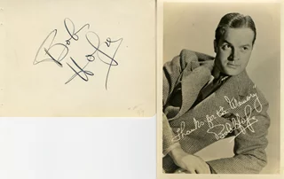 Bob Hope autograph