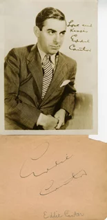 Eddie Cantor autograph