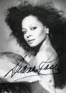 Diana Ross autograph