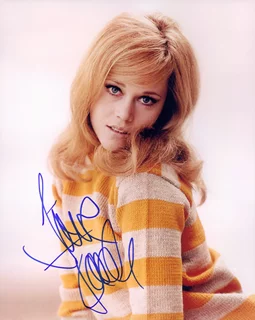 Jane Fonda autograph