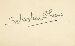 Sebastian Shaw autograph