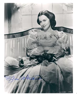 Olivia DeHavilland autograph