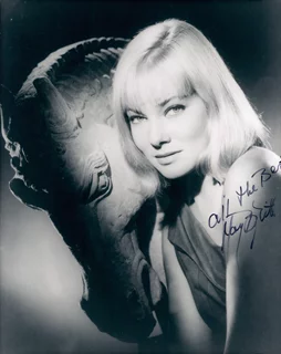 May Britt autograph