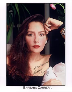 Barbara Carrera autograph