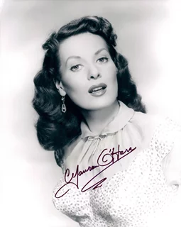 Maureen O'Hara autograph