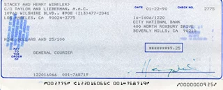 Henry Winkler autograph