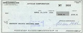 Gregory Peck autograph