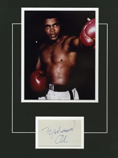 Muhammad Ali autograph