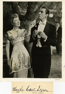 Walter Pidgeon autograph